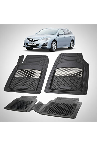 TEAMCAR Πατάκια δαπέδου συμβατά με Mazda 6 II 2008-2012 |   Ασήμι
