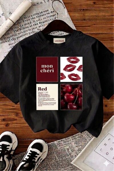 LELVANİ ΓΥΝΑΙΚΕΙΟ ΜΠΛΟΥΖΑΚΙ ΜΕ ΣΤΑΜΠΑ ΧΕΙΛΙΩΝ MON CHERRY