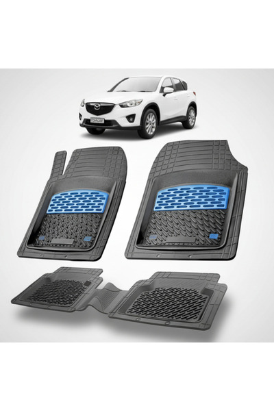 TEAMCAR Πατάκια δαπέδου συμβατά με Mazda CX-5 2012-2017 |   Μπλε