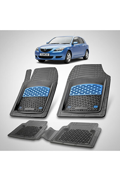 TEAMCAR Πατάκια δαπέδου συμβατά με Mazda 3 2003-2009 |   Μπλε