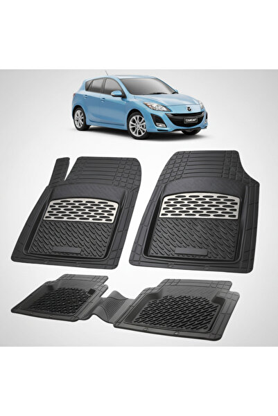 TEAMCAR Covorașe auto compatibile Mazda 3 II 2009-2013 |   Argint