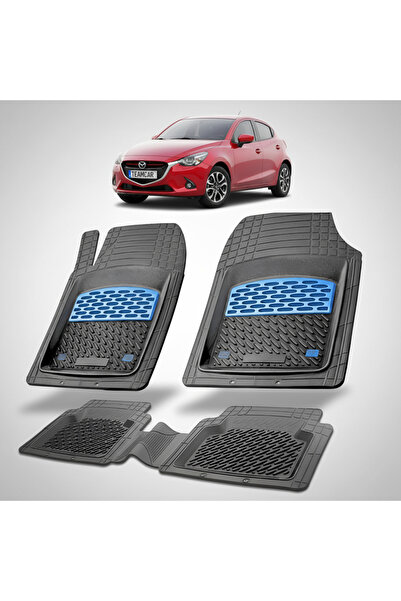 TEAMCAR Πατάκια δαπέδου συμβατά με Mazda 2 III 2014-2022 |   Μπλε