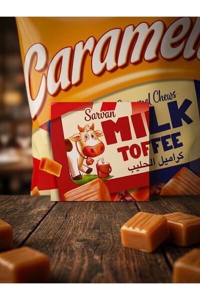 Sarvan CAREMELIA 800GR SÜTLÜ KARAMEL YUMUŞAK Bayramlık, hediyelik, İkramlık