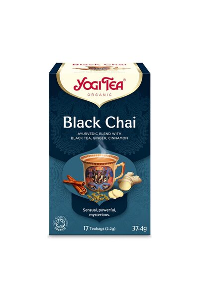 Yogi Tea Био черен чай, 17 пакетчета чай по 2.2г (37.4г)