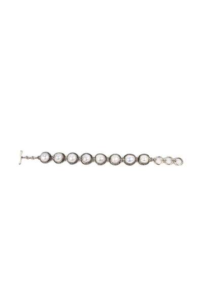mySTILL 925 Silver Bracelet - with Mother of Pearl - Adjustable - 200 mm x 10...