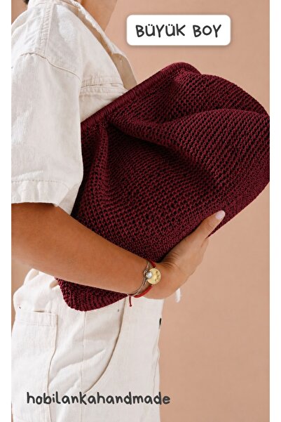 hobilanka Hobilankahandmade Γυναικεία Χειροποίητη Ψάθινη Πλεκτή Τσάντα - Χειρ...