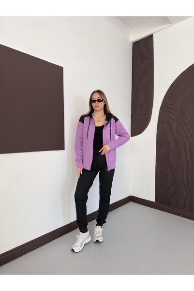 LFSPORT New Season Hooded Women's Tracksuit Set Lilac
