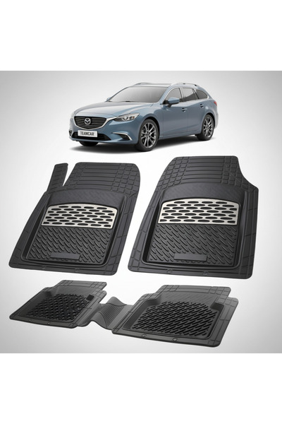 TEAMCAR Συμβατά πατάκια δαπέδου για Mazda 6 GJ/GL 2012-σήμερα |   Ασήμι