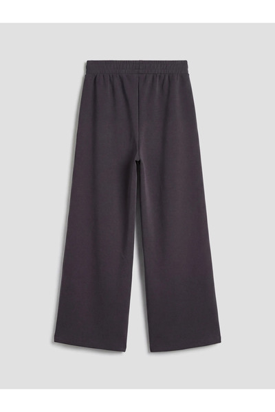 LC Waikiki Γυναικείο παντελόνι αθλητικής φόρμας από ανθρακί με ελαστική μέση ...