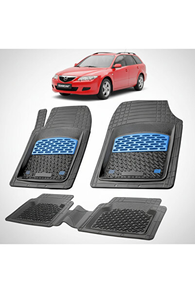 TEAMCAR Πατάκια δαπέδου συμβατά με Mazda 6 GG/GY Combi 2002-2008 |   Μπλε