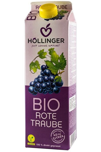 Hollinger Suc organic de struguri roșii, 1000ml