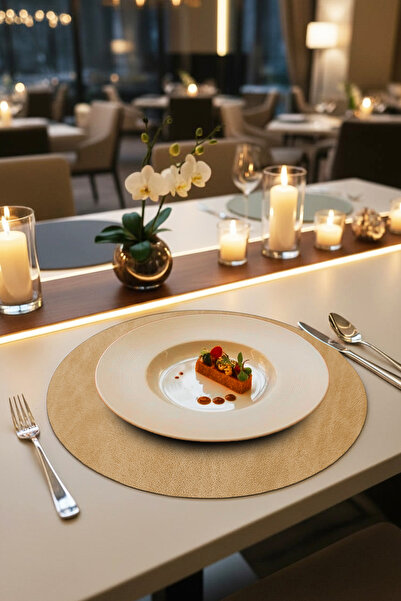 Morika Σετ 6 τεμαχίων στρογγυλών παντελονιών από συνθετικό δέρμα σε στυλ αμερ...