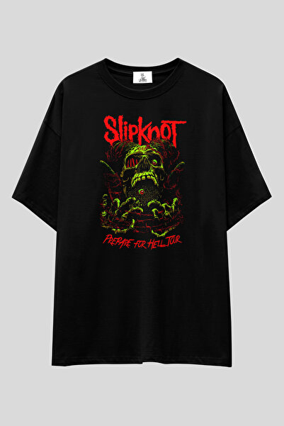 UmbraWear Slipknot majica | Unisex 100% pamuk, crna metal grupa, majica sa pr...