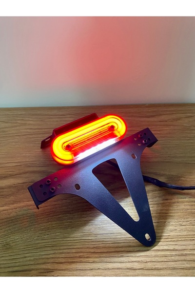 Bajaj Rs200 neon led stop plakalık model 3 ( plaka aydınlatmalı )