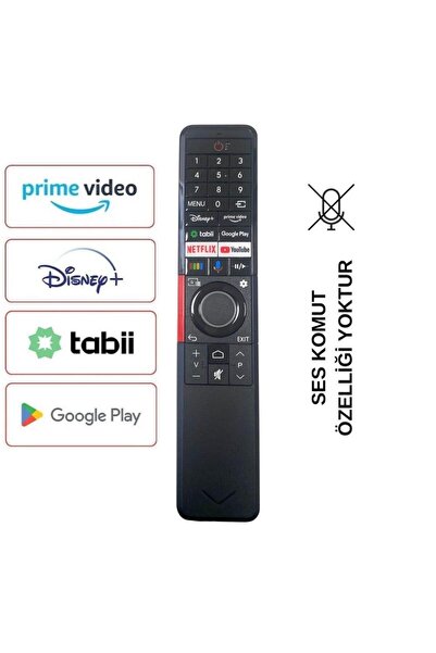 electroon Vestel RM-L2010 Uyumlu Google Play Android Tv Kumanda - Ses Komutsuz