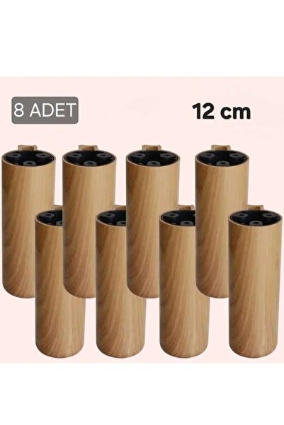 Moonra Home 8 Adet Kapsül Bohem Açık Ceviz 12 Cm Robot Süpürge Yükseklğinde M...