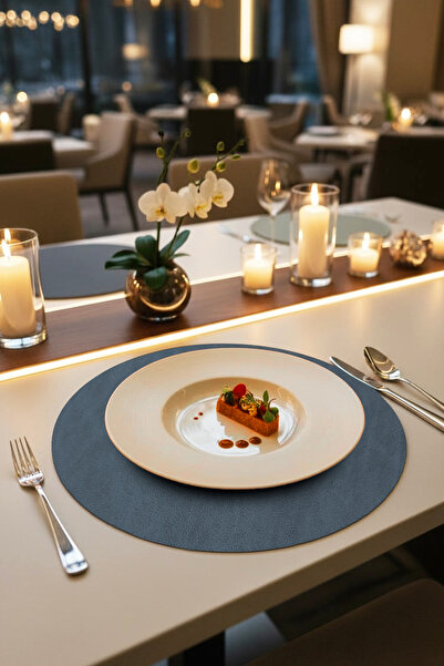 Morika Σετ 6 τεμαχίων στρογγυλών παντελονιών από συνθετικό δέρμα σε στυλ αμερ...