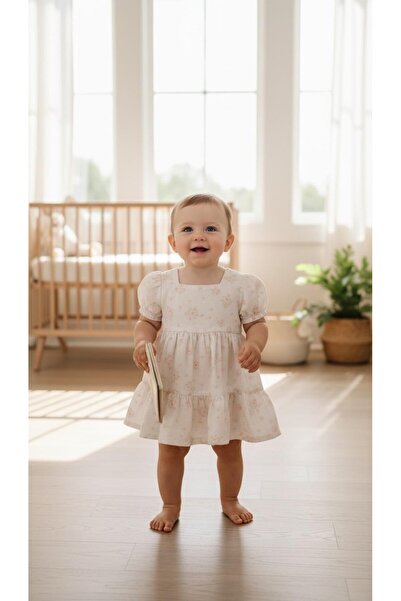 Kız Bebek Muslin Elbise