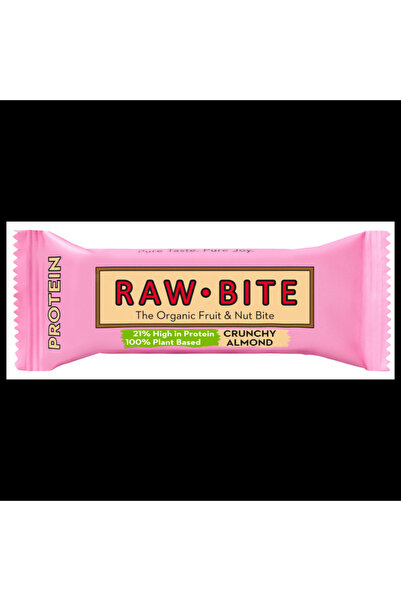 raw bites Μπάρα πρωτεΐνης - χωρίς γλουτένη, χωρίς πρόσθετη ζάχαρη, τραγανό αμ...