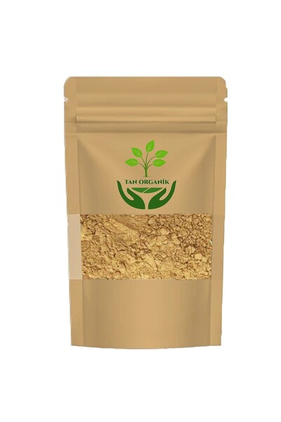 tan organik Flax Seeds Ground (Linum Usitatissimum) 225 Gr
