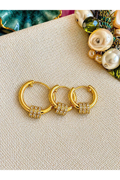 LooRen Butik 3-Piece Women's Earring Set |   Stylish and Combinable Elegant D...
