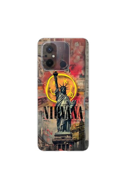 PPKin Redmi 12C Compatible Aesthetic 3 Design Transparent Case