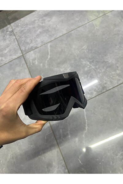 Cross kask gözlüğü siyah renk ayarlanabilir