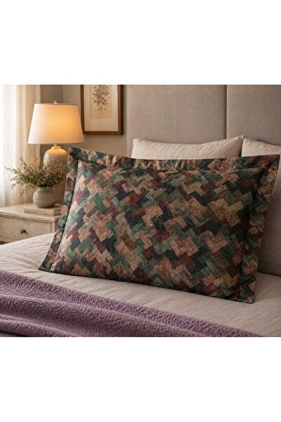 Zorluteks Volanlı Pamuk Saten Yastık Kılıfı 50*70