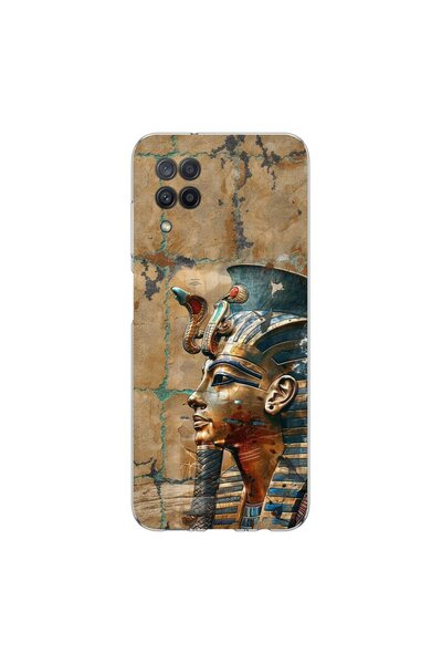 PPKin Samsung Galaxy M12 Compatible Antique 6 Design Transparent Case