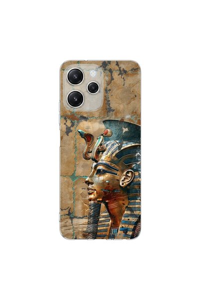 PPKin حافظة شفافة متوافقة مع Redmi 12 بتصميم Antique 6