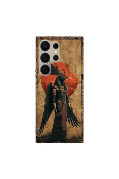 PPKin Samsung Galaxy S26 Ultra Compatible Antique 7 Design Transparent Case