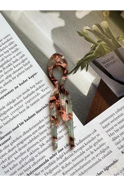 BUNNY Bone Acrylic Hair Bun Clip, Hair Pin 8.5 cm Multicolor