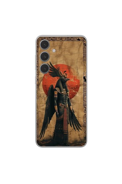 PPKin Samsung Galaxy S25 Fe Compatible Antique 7 Design Transparent Case
