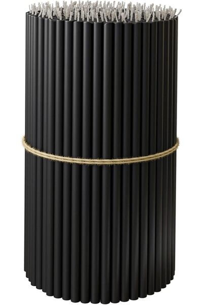 Generic BlueBee 100% Natural Black Beeswax Taper Candles, Honey Scent, 50 Pcs...