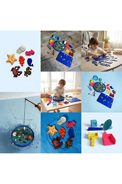 Major Hobi Sea Animals Educational Puzzle Set Children's Developmental Game -...