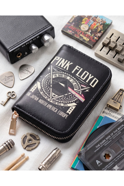 Toum Rock & Metal Music Fermuarlı Cüzdan Kartlık