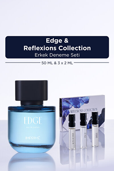 Imprime Edge EDP Erkek Parfüm 50ml & Mini Deneme Seti 3 x 2 Reflexions Erkek ...
