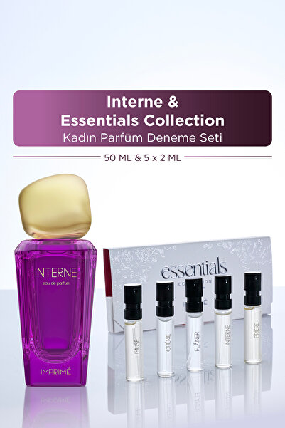 Imprime Interne Edp Kadın Parfüm 50ml & Mini Parfüm Deneme Seti 5 X 2 ml Kadı...