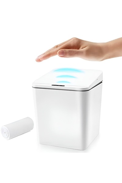 LA Desktop Smart Sensor Trash Can 9L USB Rechargeable Automatic Induction Bin...