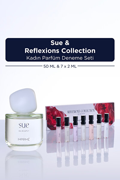 Imprime Sue EDP Kadın Parfüm 50ml & Reflexions Collection Mini Kadın Parfüm D...
