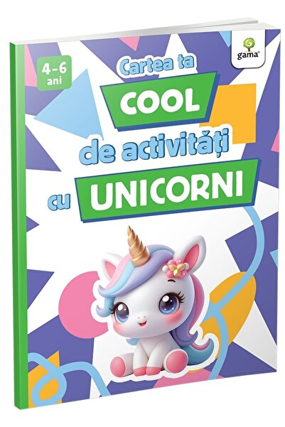 Tiki-Tan Carte educativa pentru copii, Cartea ta cool de activitati cu unicorni
