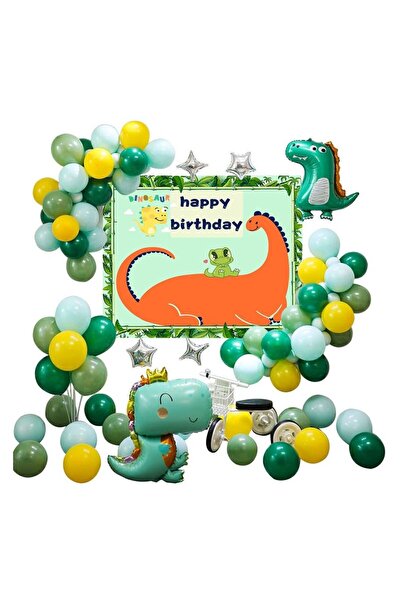 Arabest Dinosaur Theme Birthday Party Supplies, Dinosaur Balloons, Party Deco...