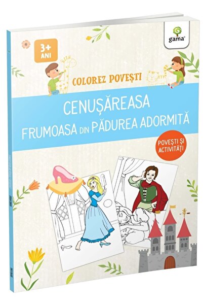 Tiki-Tan Carte educativa pentru copii, Colorez Povesti, Cenusareasa & Frumoas...