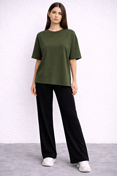 ZAVIXO Women's Oversize 2-Piece Set 100% Cotton Comfortable Fit Soft Fabric C...