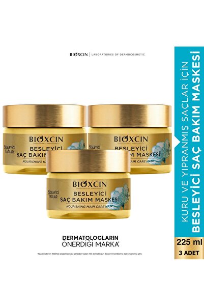 Bioxcin Besleyici Saç Bakım Maskesi 225 ml 3 ADET