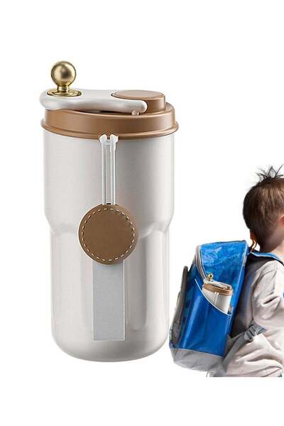 Arabest 420ml Vacuum Insulated Flask, Thermos Tumbler, Water Bottle, For Coff...