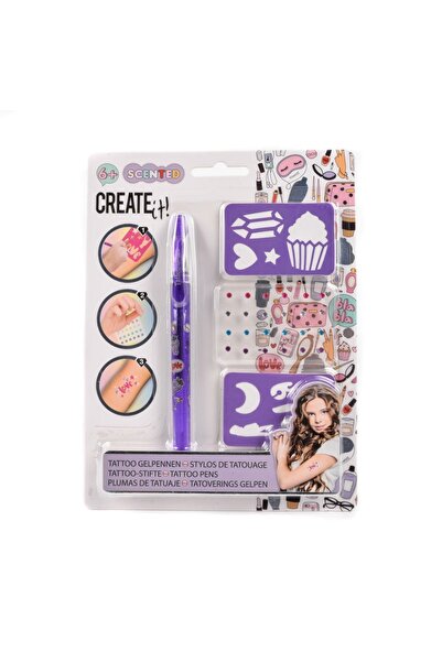 Create It Set tatuaje temporare, Beauty Tattoo, Pentru copii, Mov
