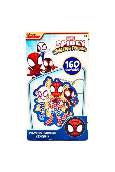 Create It Set creativ pentru copii, Breloc pictura cu diamante, Spidey and Hi...