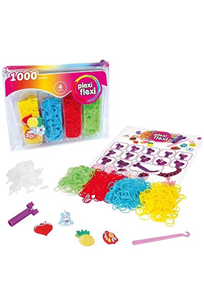Other Plexi Flexi δημιουργικό σετ σε τσάντα, 1000 χρωματιστά λαστιχάκια και α...