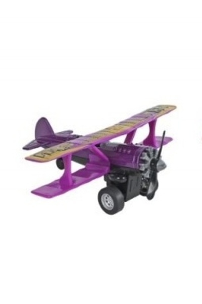 Avaleea Macheta metalica avion retro, 11 cm, Mov